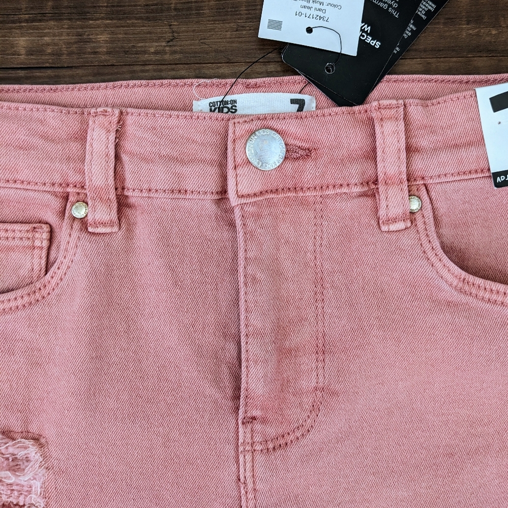 NWT Cotton On Pink Denim Skinny Jeans